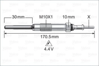 VALEO Gl&uuml;hkerze 345247