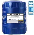 20L Mannol Elite Motor&ouml;l 5W-40 Motoren&ouml;l API SN/CH passend f&uuml;r VW 502.00 505.00 MB