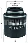 MAHLE &Ouml;lfilter OC 593/3