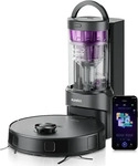 Eureka E20 Plus Saugroboter mit 8000 Pa Saugkraft und Selbstentleerungsstation,