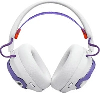 JBL QUANTUM 650 - Gaming-Kopfh&ouml;rer - kabellos - On-Ear - wei&szlig; und lila