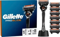 Gillette Fusion5 Proglide 1 Rasierer 8 Ersatzklingen mit neuem Everglide