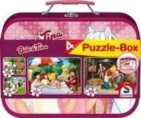 Schmidt Spiele 56509 Kinderpuzzle Bibi & Tina Bibi & Tina, Puzzle-Box im Metallkoffer