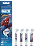 Oral-B Pro Kids Spiderman Elektrische Zahnb&uuml;rstenk&ouml;pfe 4er Pack Sanfte Reinigung