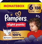 Pampers Night Pants Gr&ouml;&szlig;e 6, 138 Windeln, 13-19 kg, bieten extra Schutz f&uuml;r...