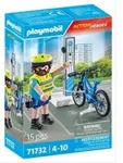 Playmobil: Polizist auf Fahrrad