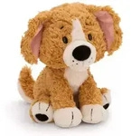Nici: Pl&uuml;sch Hund, sitzend - braun, 25 cm