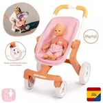 Baby Nurse: Kinderwagen mit R&auml;dern - rosa