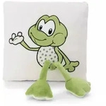 Nici Green: Fridolin Froschkissen, eckig - 30 x 30 cm