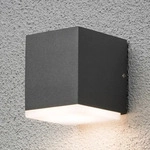 Konstsmide 7990-370, Konstsmide Monza Wandleuchte Aluminium anthrazit LED 6W...