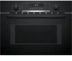 Bosch CMA585GB1, Serie 6, Einbau Mikrowelle mit Hei&szlig;luft, 60 x 45 cm, Schwarz