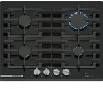 Bosch PRP6A6H40, Serie 8, Gaskochfeld, 60 cm, Hartglas, Schwarz