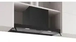 Bosch DBB85CC60, Serie 4, Integrierte Designhaube, 80 cm, Klarglas, Mattschwarz