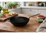 Ronneby Bruk Ultra Light Professional Wok-Pfanne, &Oslash; 32 cm, mit...