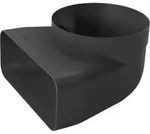 Neff Z861SI1, Adapterrohrst&uuml;ck, ⌀ 150 mm, 90 &deg;, rund-flach