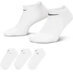NIKE U NK EVERYDAY LTWT NS 3PR 132 WHITE/BLACK S