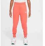 NIKE G NSW CLUB FLC HR FTD PNT LBR MAGIC EMBER/MAGIC EMBER/WHITE M