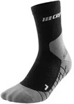 CEP light merino socks, hiking, mid cut, BLACK III