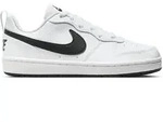 NIKE COURT BOROUGH LOW RECRAFT (GS) WHITE/BLACK 35.5