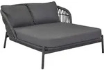 LC Garden &raquo;Bari&laquo; Doppelliege Daybed Anthrazit Aluminium/Rope 164x148x83cm