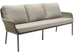 LC Garden &raquo;Como&laquo; Gartensofa 3-Sitzer Rope Taupe inkl. Kissen Loungesofa
