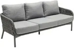 LC Garden &raquo;Terrano&laquo; Gartensofa 3-Sitzer Rope Anthrazit Loungesofa inkl. Kissen