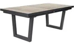 LC Garden &raquo;Komido&laquo; Gartentisch Aluminium/Keramik Braun 200/260x100cm ausziehbar