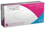BINGOLD Nitril 30PLUS Einweghandschuhe Kobaltblau puderfrei 100 St&uuml;ck - S