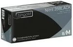 BINGOLD Nitril 35BLACK Einweghandschuhe Schwarz puderfrei 100 St&uuml;ck - S
