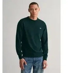 Gant f&uuml;r Herren. 87211 Pullover mit Rundhalsausschnitt aus sehr feiner gr&uuml;ner