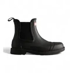 Hunter f&uuml;r Damen. WFS1018RMA Commando Chelsea-Stiefeletten schwarz (36),...
