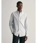 Gant f&uuml;r Herren. 3000230 Regular Fit Oxford Hemd in blau fein gestreift (S),