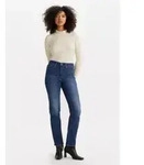 Levi's f&uuml;r Damen. 18883-0304 Jeans 724 High Rise Straight blau (27/30), L&auml;ssig,