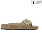 Birkenstock f&uuml;r Damen. 1030467 Leder-Sandalen Madrid Big Buckle (Schmale...