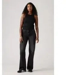 Levi's f&uuml;r Damen. A5566-0027 Schwarze, locker sitzende Low-Rise-Jeans (27/32),