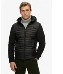 Superdry f&uuml;r Herren. M5012294A Hood Storm Fleece Hybrid Jacke schwarz (M),...