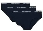 Emporio Armani f&uuml;r Herren. EM000258_AF14132 3er-Set marineblauer Stretch-Slips...