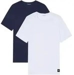 Emporio Armani f&uuml;r Herren. EM000391_AF20673 Essential Logolabel-T-Shirts navy...