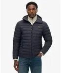 Superdry f&uuml;r Herren. M5012339A Wattierte Kapuzenjacke Fuji Lite Marineblau...