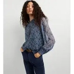 Pepe Jeans f&uuml;r Damen. PL3051557 Bluse Gania blau (S), L&auml;ssig, Polyester,...