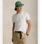 Polo Ralph Lauren f&uuml;r Herren. 710680785003 Custom Slim Fit Strickhemd wei&szlig; (L),
