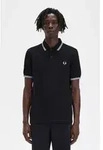 Fred Perry f&uuml;r Herren. M3600 Polo Twin Tipped schwarz (XXL), L&auml;ssig,...