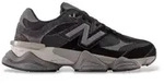New Balance f&uuml;r Herren. U9060V1 Leder-Sneaker 9060, schwarz (42.5), Wohnung,