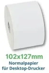 Zebra Z-Select 2000T, Etikettenrolle, Normalpapier, 102x127mm, 800274-505