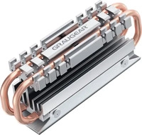 GRAUGEAR Passiver Heatpipe K&uuml;hler f&uuml;r M.2 2280 SSD lautlos (G-M2HS06)