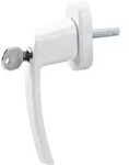 Olympia FGS 100 Fenstergriff mit Schloss Silber Sicherheitsgriff