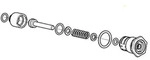 Nilfisk Original 128501513 START/STOP VALVE D.2.95 - REV. 2 - NA01