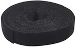 LogiLink Kabelbinder aus Klettband Rolle 16mm wetterfest schwarz 4 m