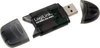 LogiLink Mini Cardreader USB 2.0 Stick f&uuml;r SD, SDHC und MMC Speicherkarten...