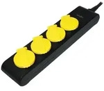 LogiLink Steckdosenleiste 4-fach mit Schutzkontakt, f&uuml;r Feuchtraum und Outdoor,